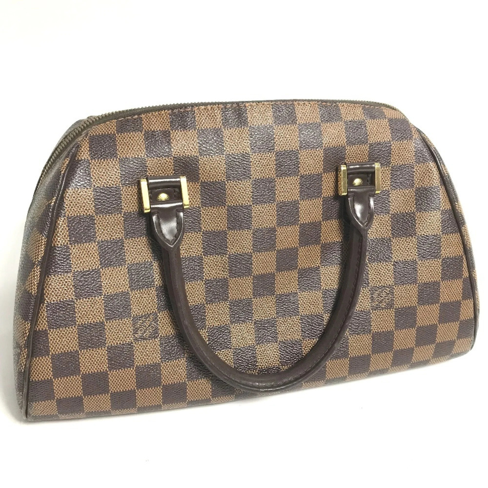 LOUIS VUITTON Authentic Brown Damier Canvas Boston Bag - Picture 4 of 11